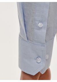 Pako Lorente - PAKO LORENTE – Błękitna koszula z lnu i bawełny. Kolor: czarny, niebieski, biały. Materiał: bawełna, len. Długość rękawa: długi rękaw. Długość: długie. Sezon: wiosna, lato #6