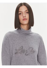 Liu Jo Golf MF3432 MS14G Szary Regular Fit. Typ kołnierza: golf. Kolor: szary. Materiał: wiskoza #5