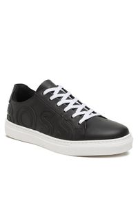 BOSS - Boss Sneakersy J29330 S Czarny. Kolor: czarny. Materiał: skóra