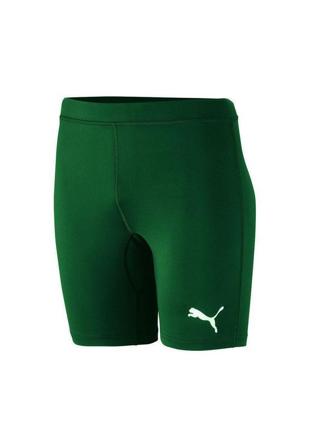Puma - Spodnie Męskie Liga Base Layer. Kolor: zielony