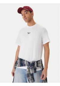 Reebok T-Shirt Branagan RK25561CCM Biały Regular Fit. Kolor: biały. Materiał: bawełna #1