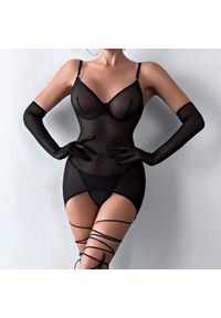 Intica - Komplet koronkowej bielizny na romantyczne wieczory Yvelise. Kolor: biały. Materiał: koronka #10