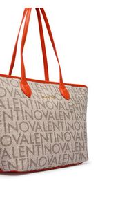 VALENTINO - Valentino Torebka Logo VBSA1F02 Beżowy. Kolor: beżowy. Materiał: skórzane #5