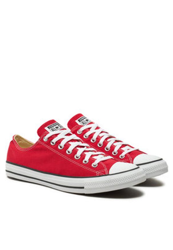 Converse Trampki Chuck Taylor All Star Ox M9696C Czerwony. Kolor: czerwony. Materiał: materiał