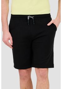 La Martina - LA MARTINA Czarne męskie spodenki, Rozmiar XL. Kolor: czarny. Materiał: bawełna #1