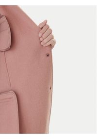 ViCOLO Płaszcz wełniany TF0005 Różowy Regular Fit. Kolor: różowy. Materiał: syntetyk #6