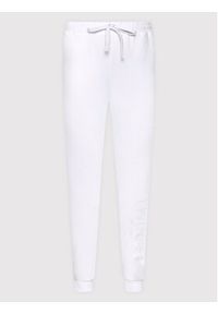 TwinSet - TWINSET Spodnie dresowe 221TP2166 Biały Regular Fit. Kolor: biały. Materiał: bawełna, dresówka