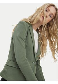 Vero Moda Marynarka Julia 10154123 Zielony Regular Fit. Kolor: zielony. Materiał: bawełna #5
