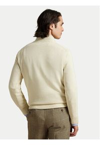 Polo Ralph Lauren Sweter 710859939503 Écru Regular Fit. Typ kołnierza: polo. Materiał: bawełna #5
