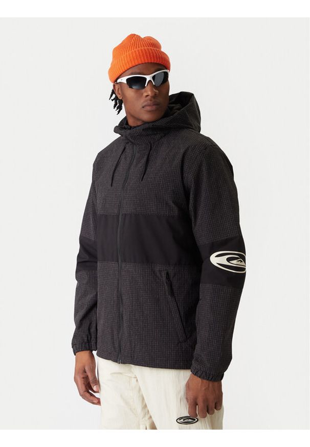 Quiksilver Kurtka snowboardowa Hight In The Hood JK EQYTJ03517 Czarny Relaxed Fit. Kolor: czarny. Materiał: syntetyk. Sport: snowboard