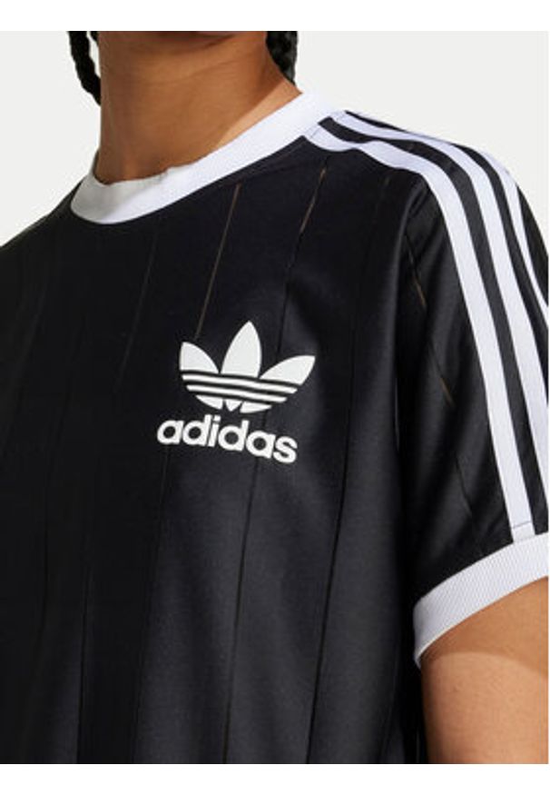 Adidas - adidas T-Shirt adicolor 3-Stripes IX5505 Czarny Loose Fit. Kolor: czarny. Materiał: syntetyk