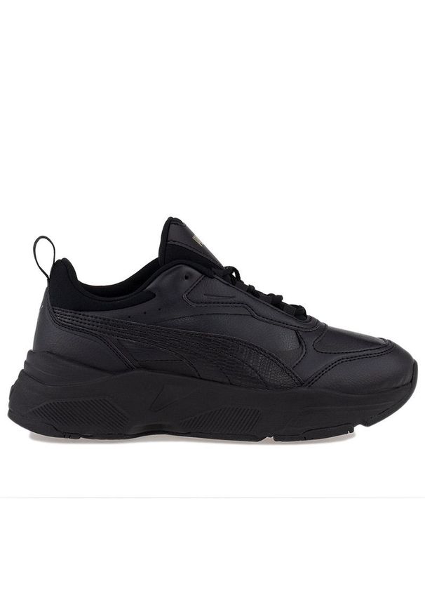 Buty Puma Cassia SL 38527902 - czarne. Kolor: czarny. Materiał: syntetyk, materiał, skóra. Szerokość cholewki: normalna. Obcas: na platformie