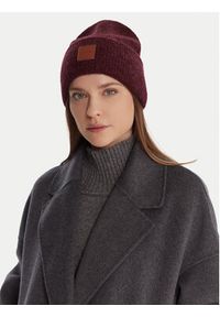 Coach Czapka CU825 Fioletowy. Kolor: fioletowy. Materiał: wełna #3