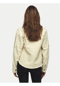 only - ONLY Kurtka jeansowa Elena 15232378 Beżowy Regular Fit. Kolor: beżowy. Materiał: bawełna #6