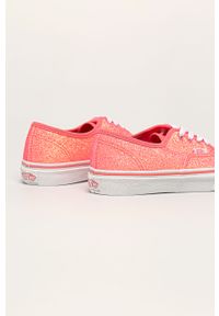 Vans - Tenisówki Neon Glitter Authentic. Nosek buta: okrągły. Zapięcie: sznurówki. Kolor: różowy. Materiał: syntetyk, materiał, guma. Szerokość cholewki: normalna #4