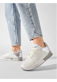 Pepe Jeans Sneakersy London W Part PLS31465 Écru. Materiał: skóra #3