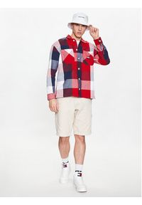 Tommy Jeans Koszula DM0DM16344 Czerwony Regular Fit. Kolor: czerwony. Materiał: bawełna #4