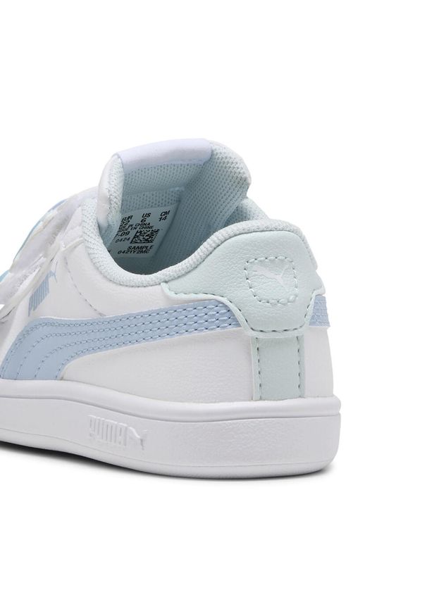 Puma - Sneakersy dla małych dzieci Smash 3.0 Badges PUMA White Haute Tropic Blue. Kolor: niebieski, wielokolorowy, biały. Sport: turystyka piesza