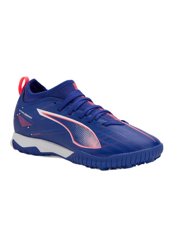 Puma - Buty piłkarskie dziecięce PUMA Ultra 5 Match TT + Mid Jr. Kolor: niebieski. Sport: piłka nożna