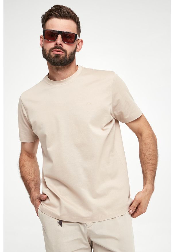 PAUL & SHARK - T-shirt męsk z bawełny pika PAUL&SHARK. Materiał: bawełna