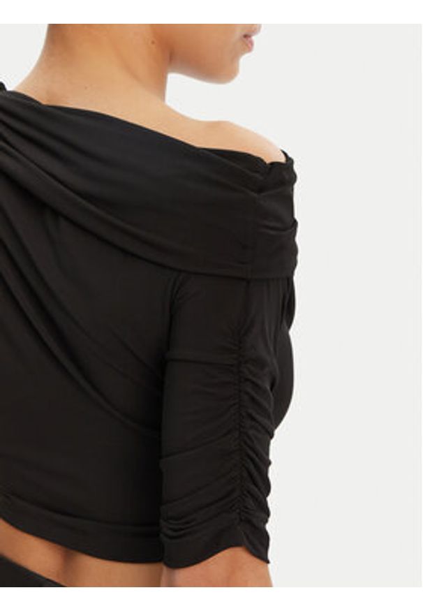 JACQUEMUS Top 243TO099-2381 Czarny Regular Fit. Kolor: czarny. Materiał: wiskoza