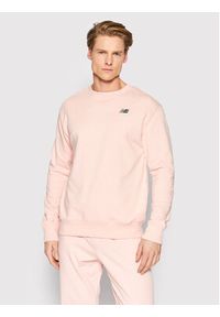 New Balance Bluza Unisex UT21501 Różowy Relaxed Fit. Kolor: różowy. Materiał: bawełna #6