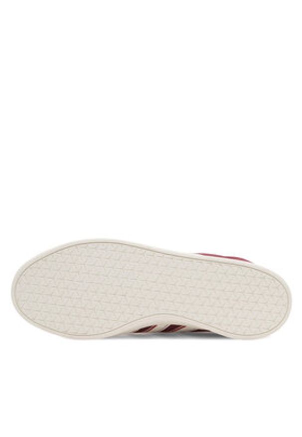 Adidas - adidas Sneakersy VL COURT IF7555 Bordowy. Kolor: czerwony. Materiał: zamsz, skóra