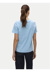 Vero Moda T-Shirt Paulina 10316991 Niebieski Regular Fit. Kolor: niebieski. Materiał: bawełna #6