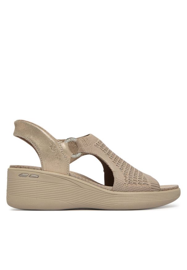 skechers - Sandały Skechers. Kolor: beżowy