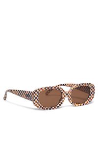 Vans Okulary przeciwsłoneczne Showstopper Sunglasses VN000HEGYGD1 Kolorowy. Wzór: kolorowy
