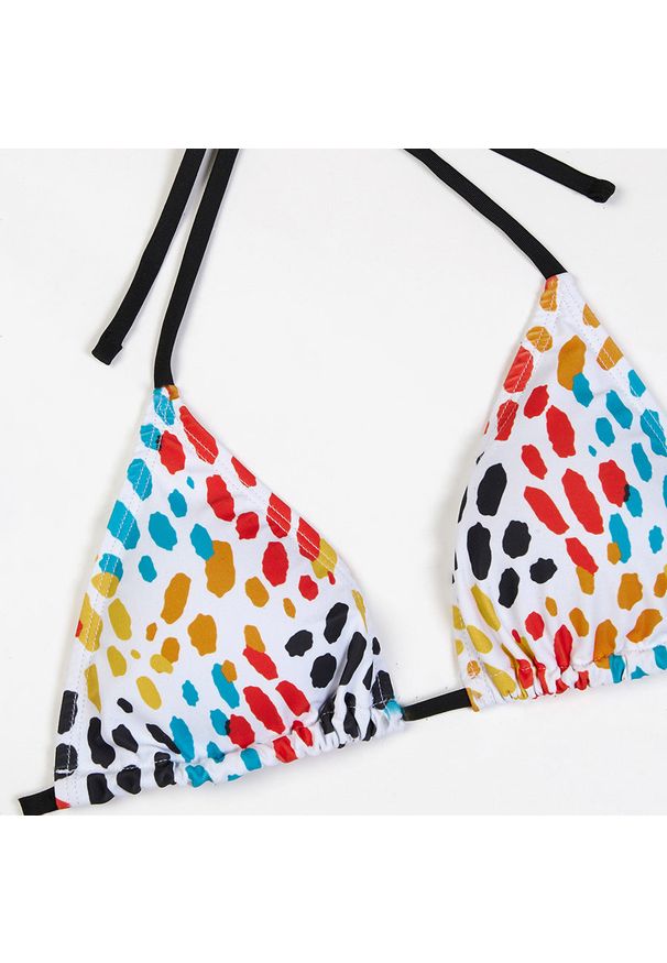 Intica - Bikini z pareo na plażę i basen Constanse. Kolor: wielokolorowy. Materiał: materiał