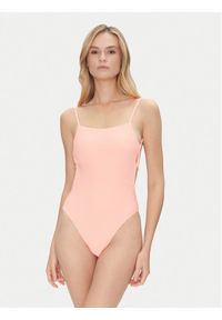 Billabong Strój kąpielowy Tanlines Eva One Piece EBJX100111 Koralowy. Kolor: pomarańczowy. Materiał: syntetyk