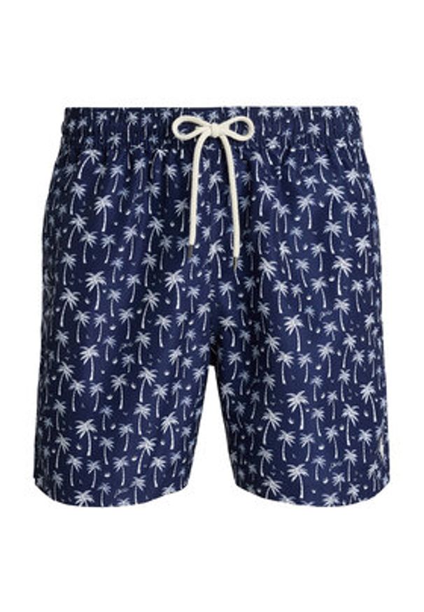 Polo Ralph Lauren Szorty kąpielowe 710B13661001 Granatowy Classic Fit. Kolor: niebieski. Materiał: syntetyk