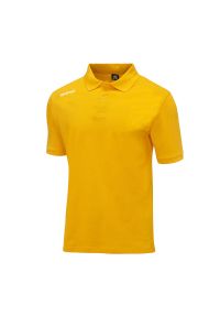 Polo ERREA Team. Typ kołnierza: polo. Kolor: żółty. Materiał: bawełna. Sport: piłka nożna #1