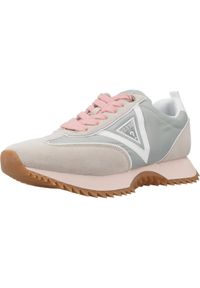 Guess - Kapcie GUESS FLTBAI SUE12 Zielony. Kolor: zielony. Materiał: syntetyk, tkanina, skóra. Styl: sportowy
