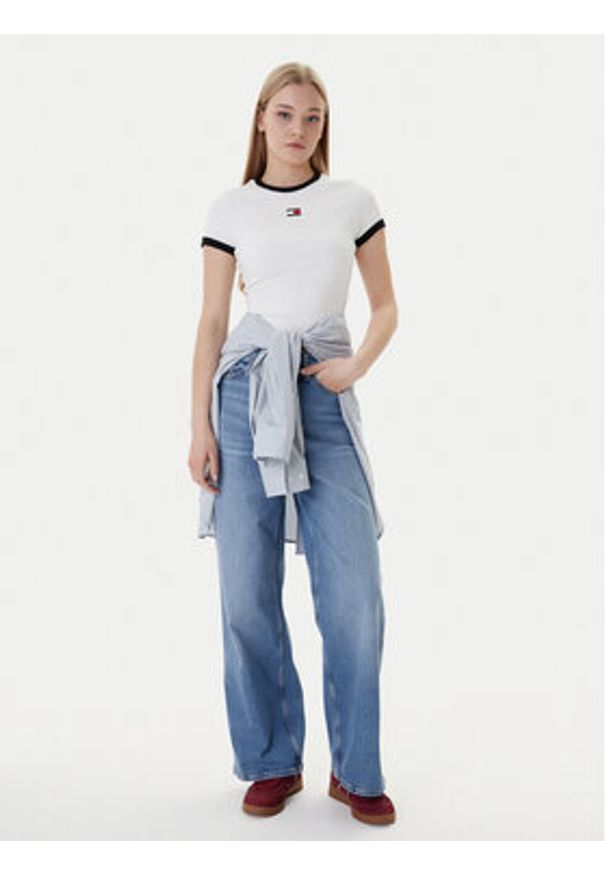 Tommy Jeans Jeansy Claire DW0DW21985 Niebieski Wide Leg. Kolor: niebieski