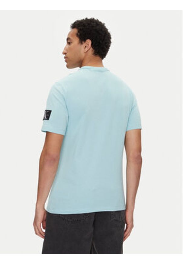 Calvin Klein Jeans T-Shirt J30J323484 Zielony Regular Fit. Kolor: zielony. Materiał: bawełna