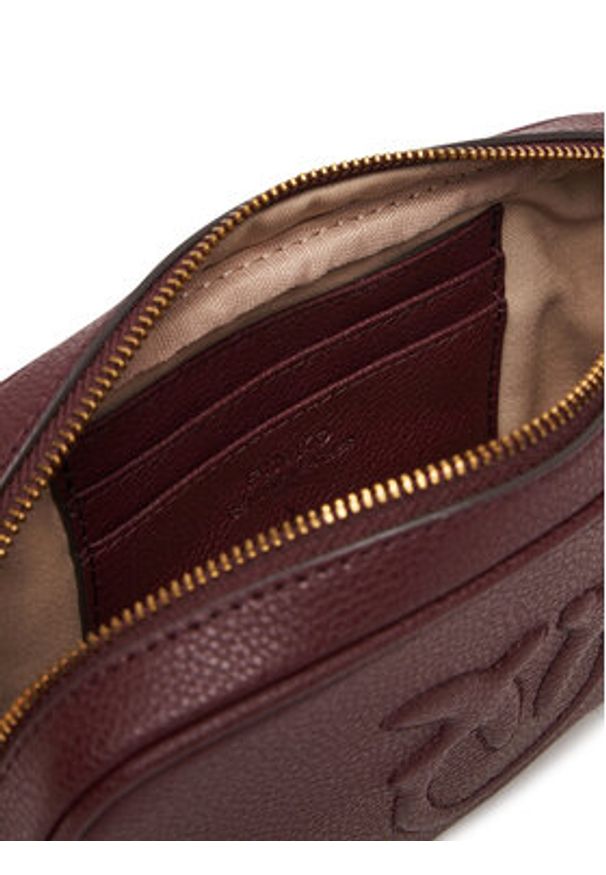 Pinko - PINKO Torebka Pelle Bottalata AI 25-26 PCPL 105354 A29Q Brązowy. Kolor: brązowy. Materiał: skórzane