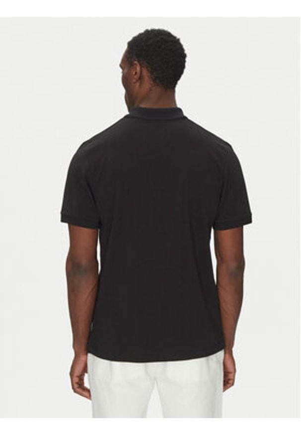 Scotch & Soda Polo 179201 Czarny Regular Fit. Typ kołnierza: polo. Kolor: czarny. Materiał: bawełna