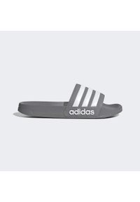 Adidas - Klapki basenowe Adilette Shower Slides. Kolor: szary, wielokolorowy, biały