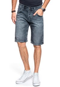 Mustang - SPODENKI MUSTANG Chicago Short 1009176 5000 923 923. Materiał: jeans