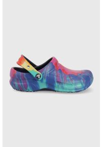 Crocs klapki Bistro Graphic Clog 204044. Materiał: materiał, guma. Obcas: na obcasie. Wysokość obcasa: niski #1