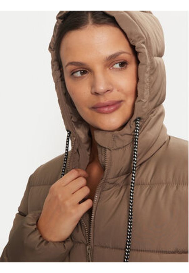 Fransa Kurtka zimowa Mabelle 20613793 Brązowy Regular Fit. Kolor: brązowy. Materiał: syntetyk. Sezon: zima