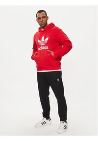 Adidas - adidas Bluza Adicolor Classics Trefoil IM4497 Czerwony Regular Fit. Kolor: czerwony. Materiał: bawełna