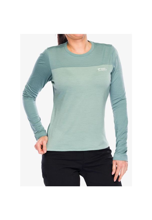 MONS ROYALE - Bluza rowerowa damska Mons Royale Diversion Merino Bike Jersey Long Sleeve. Kolor: zielony. Materiał: jersey. Długość rękawa: długi rękaw