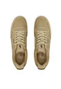 Polo Ralph Lauren Sneakersy Masters Sprt 809945255002 Beżowy. Kolor: beżowy. Materiał: skóra #4