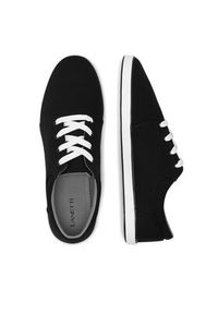 Lanetti Tenisówki MS20347-11 Czarny. Kolor: czarny. Materiał: materiał #8