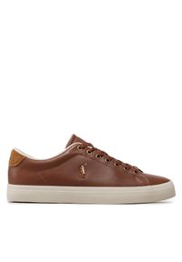 Polo Ralph Lauren Sneakersy Longwood 816879935001 Brązowy. Kolor: brązowy. Materiał: skóra