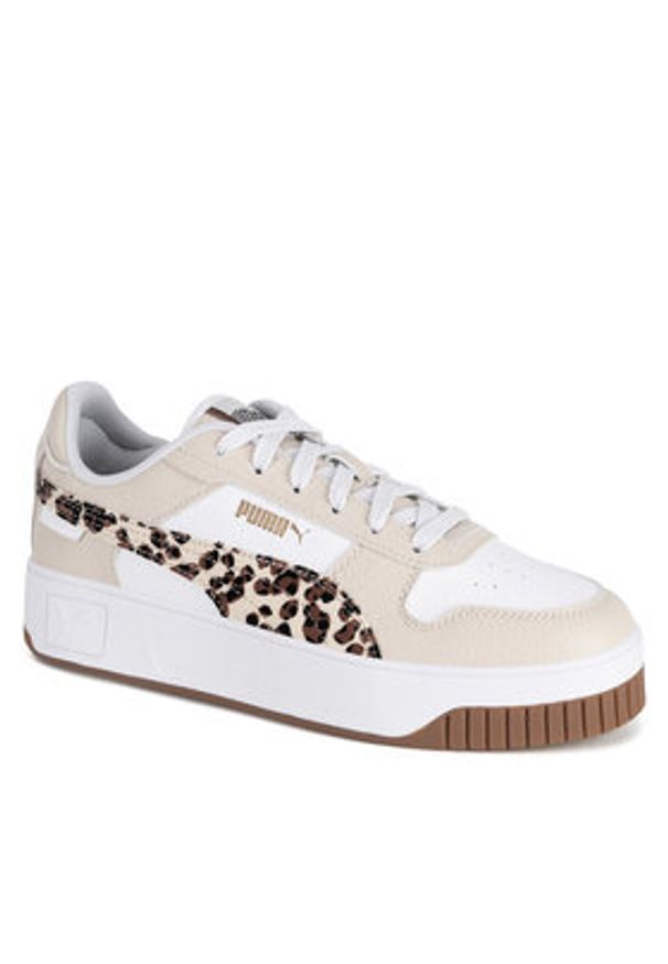 Puma Sneakersy CEO-CARINA STREET 40345901_ Beżowy. Kolor: beżowy. Materiał: materiał