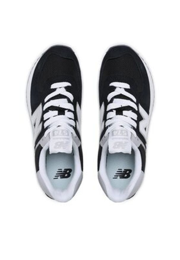 New Balance Sneakersy WL574ZSA Czarny. Kolor: czarny. Materiał: skóra, zamsz. Model: New Balance 574